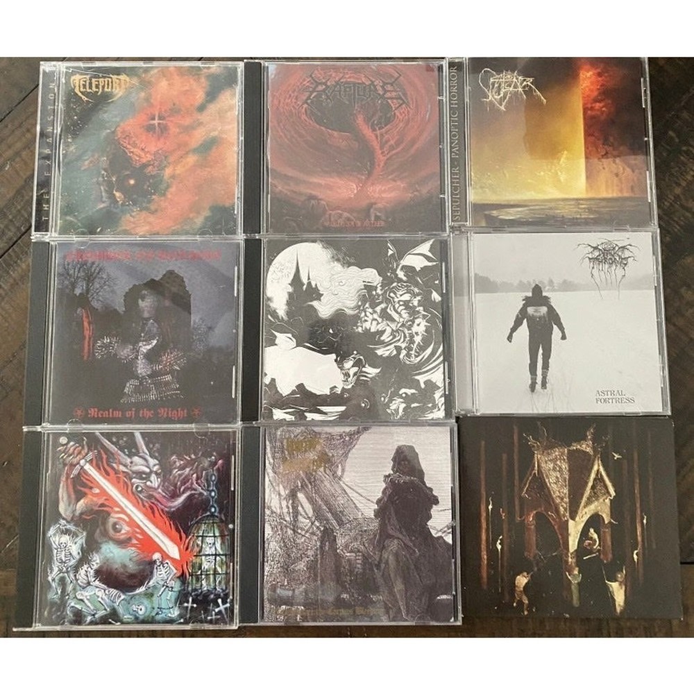 Lot Of 3 CDs Black Metal All Discs Playable Some Cases Show Wear LIKE NEW